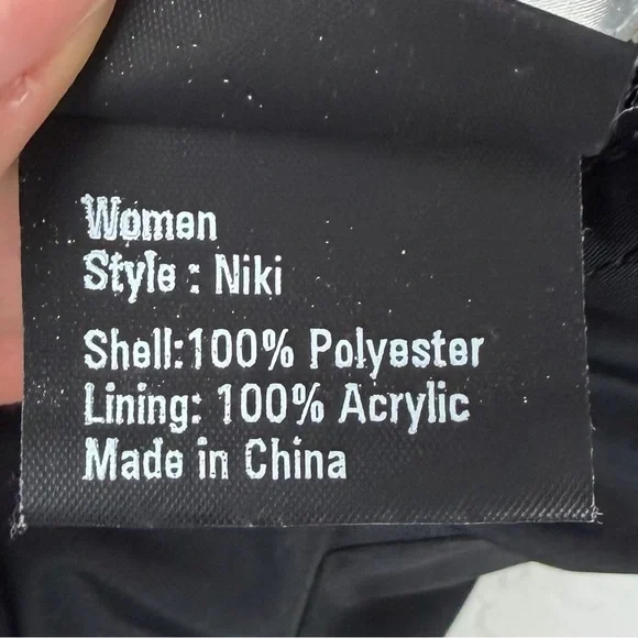 Obermeyer Niki Cropped Lined Vest Black Medium - Picture 6 of 11